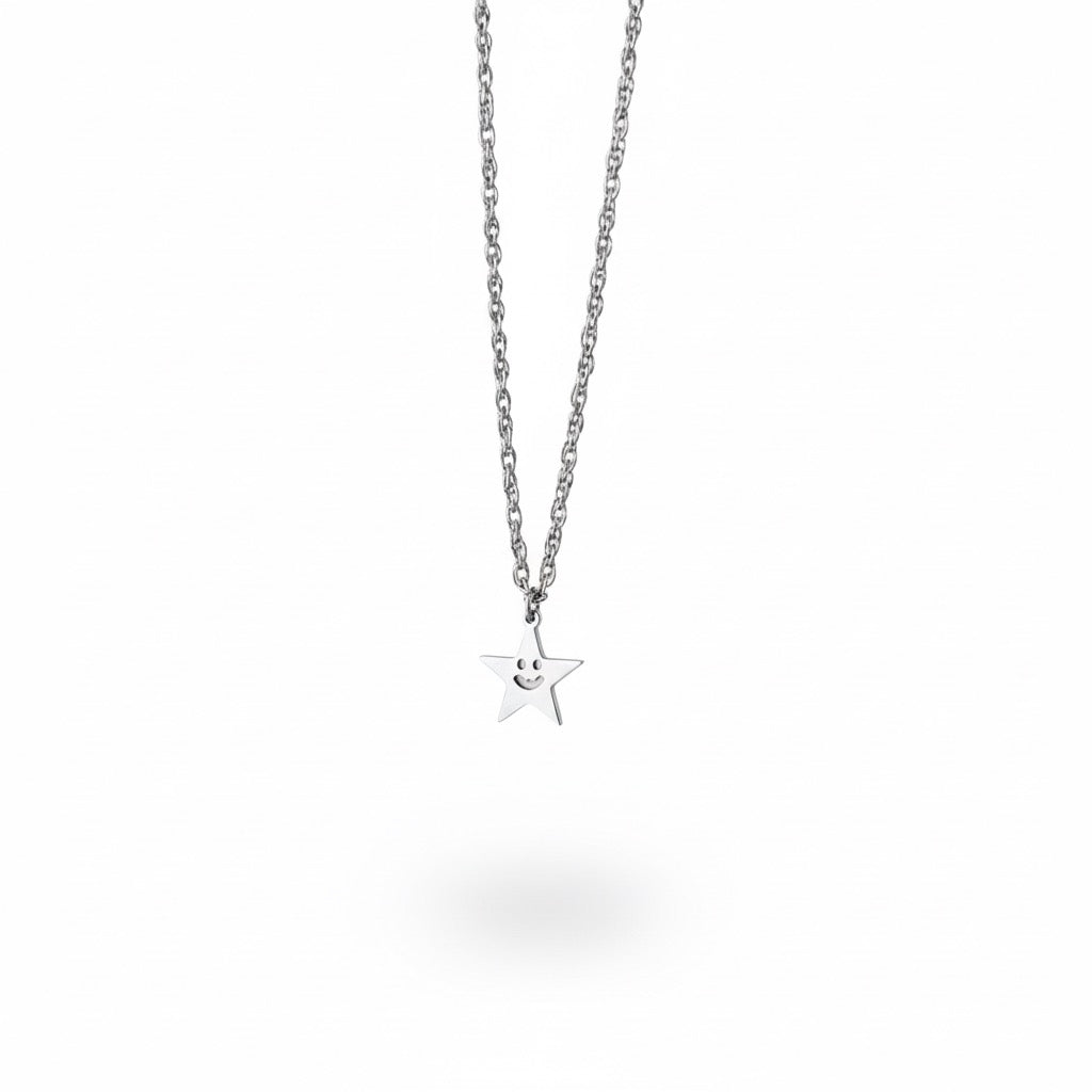 happy star necklace