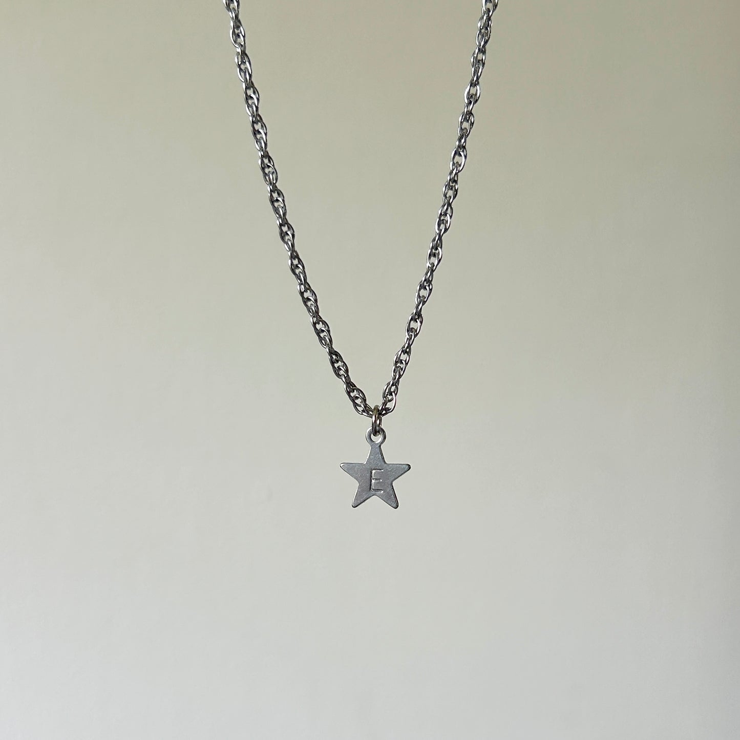 stamp star necklace