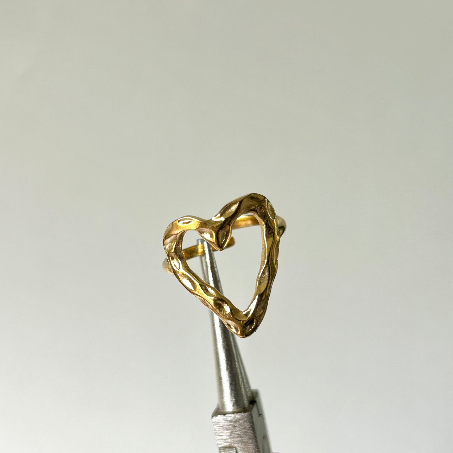 twist heart ring
