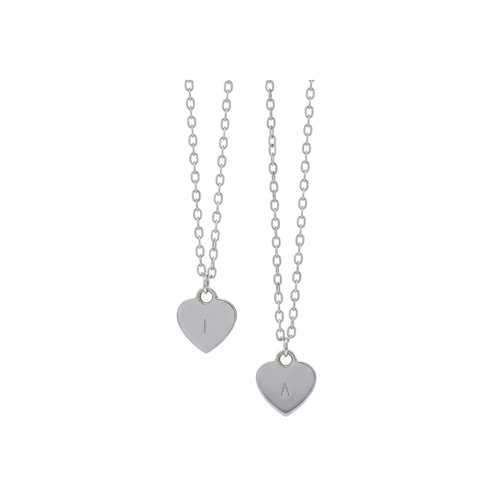stamp necklace (heart version)