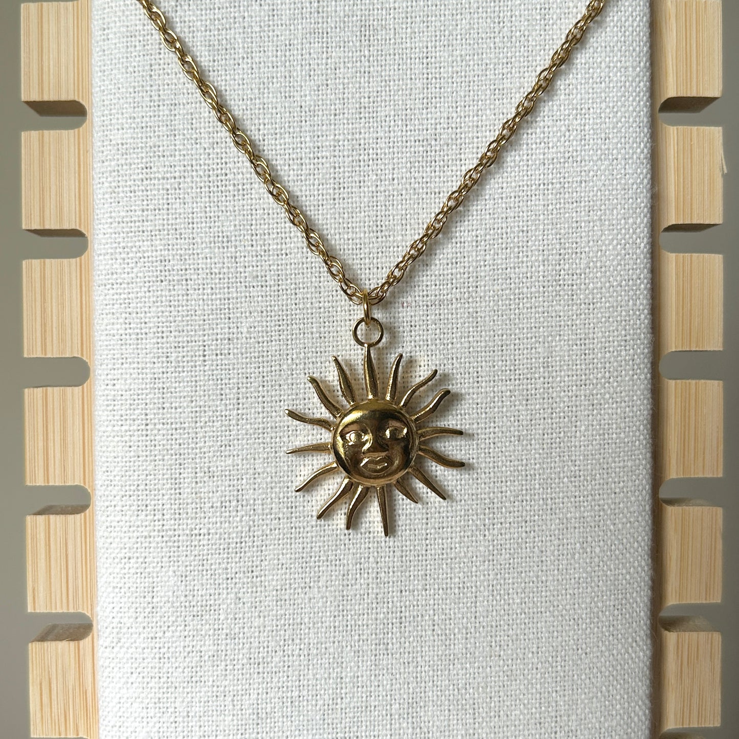 sun necklace