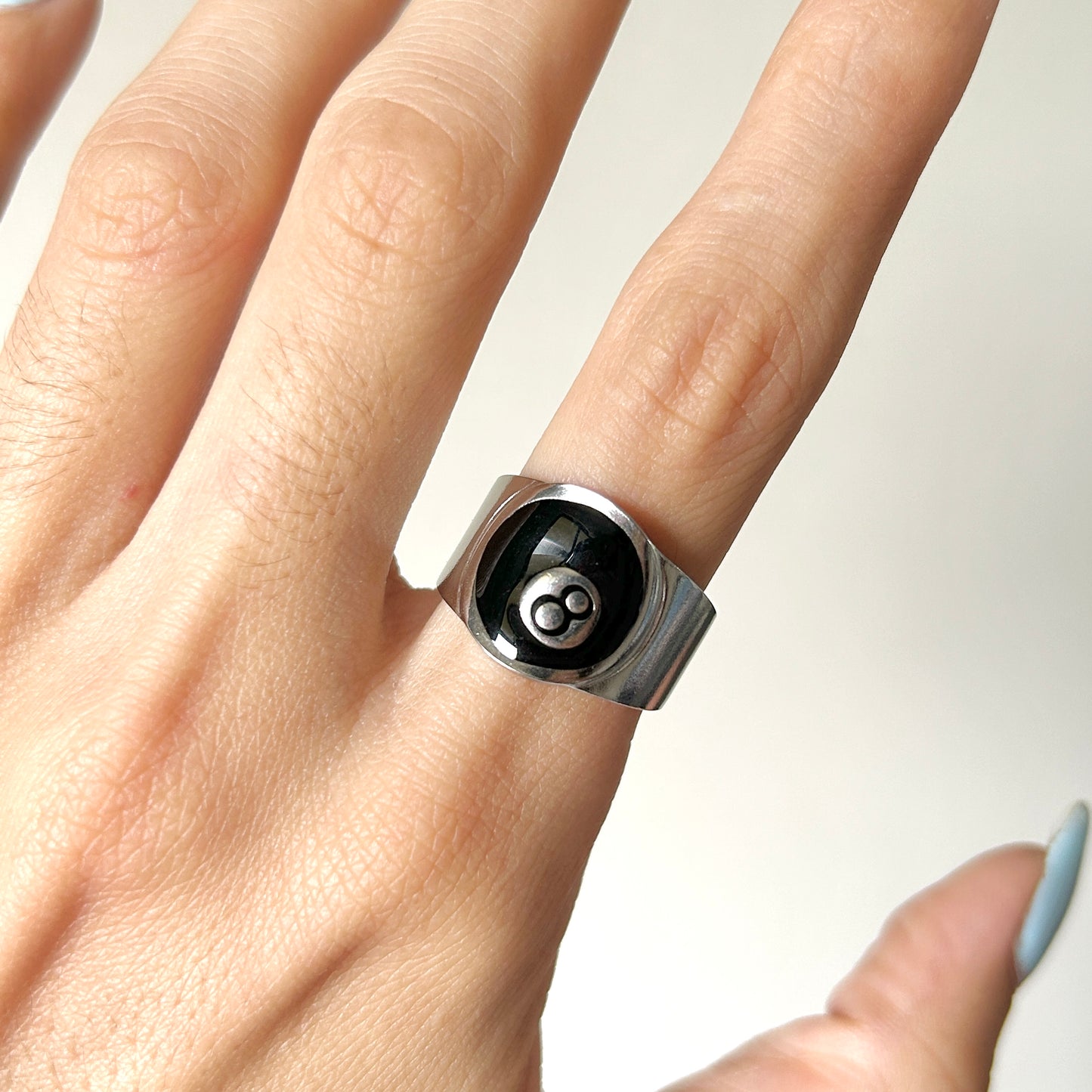eight ball ring