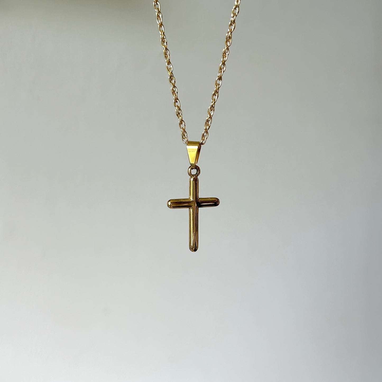 ethereal cross necklace