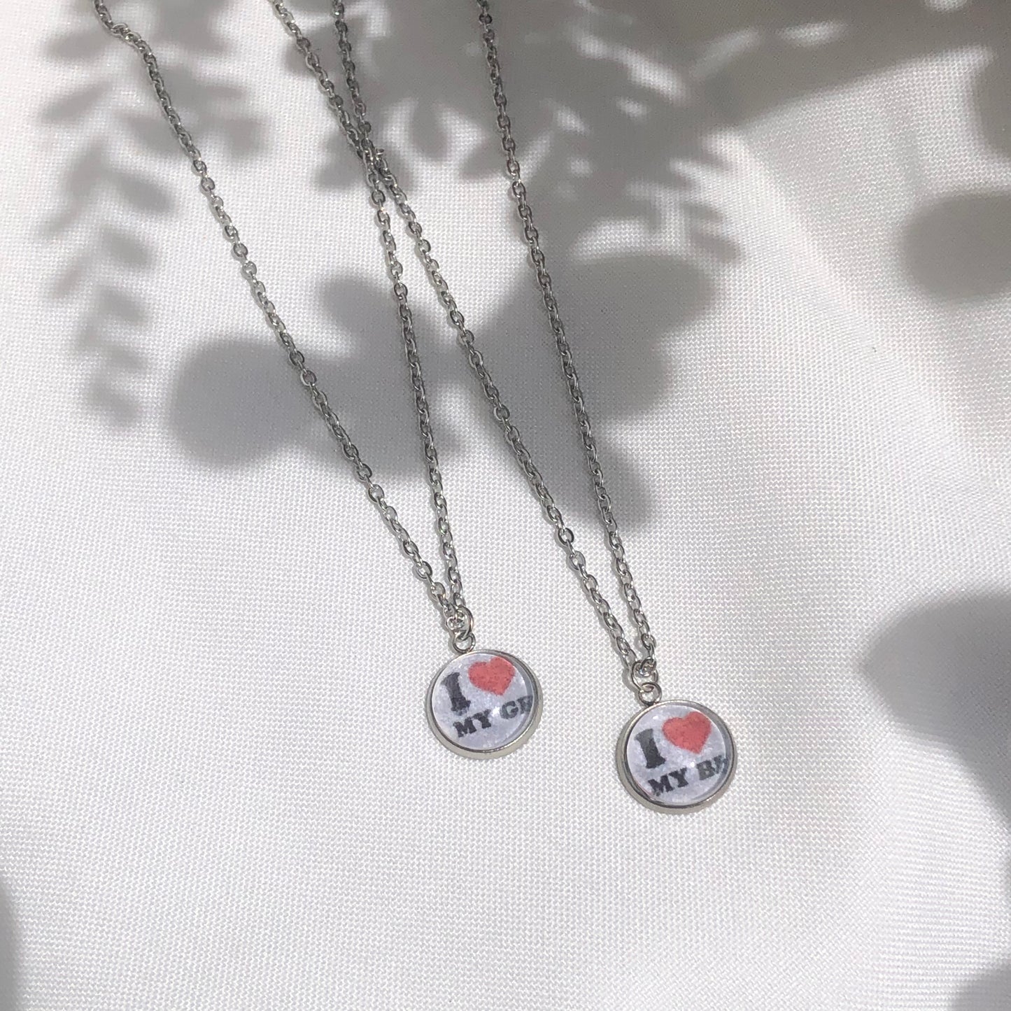 encapsulated necklaces (customizable image)