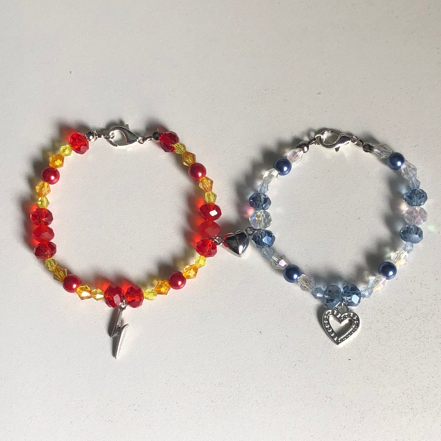 Lightning McQueen & Sally matching bracelets