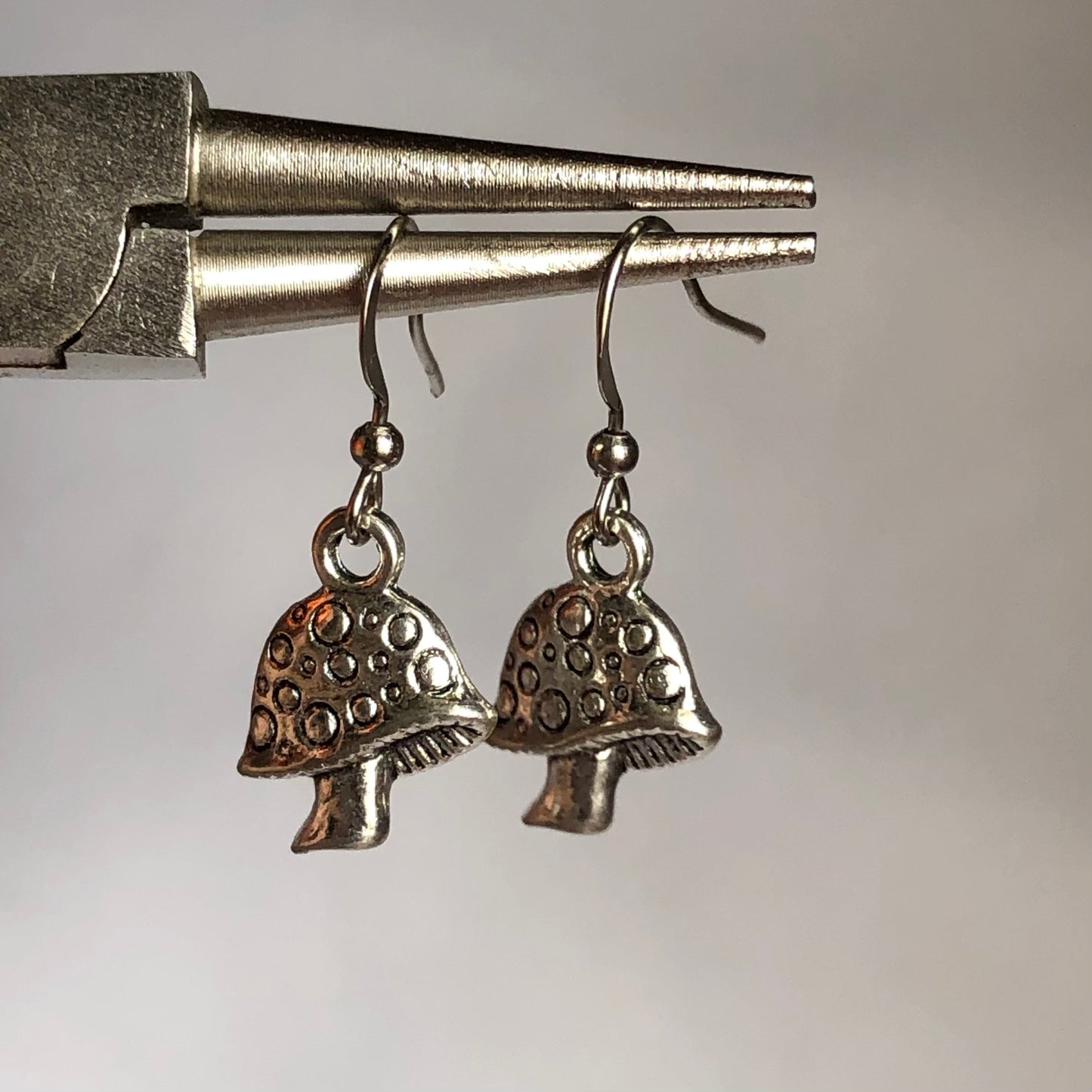 mushroom earrings