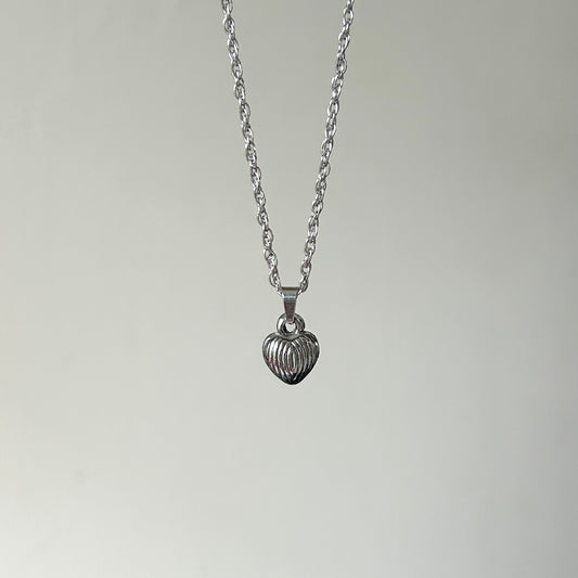 woven heart necklace