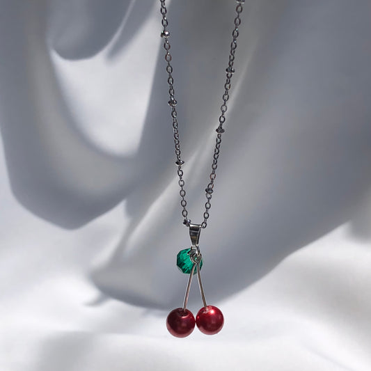 cherries necklace