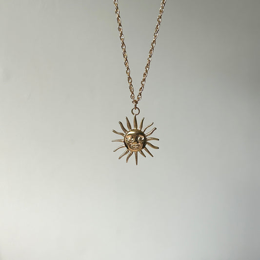 sun necklace