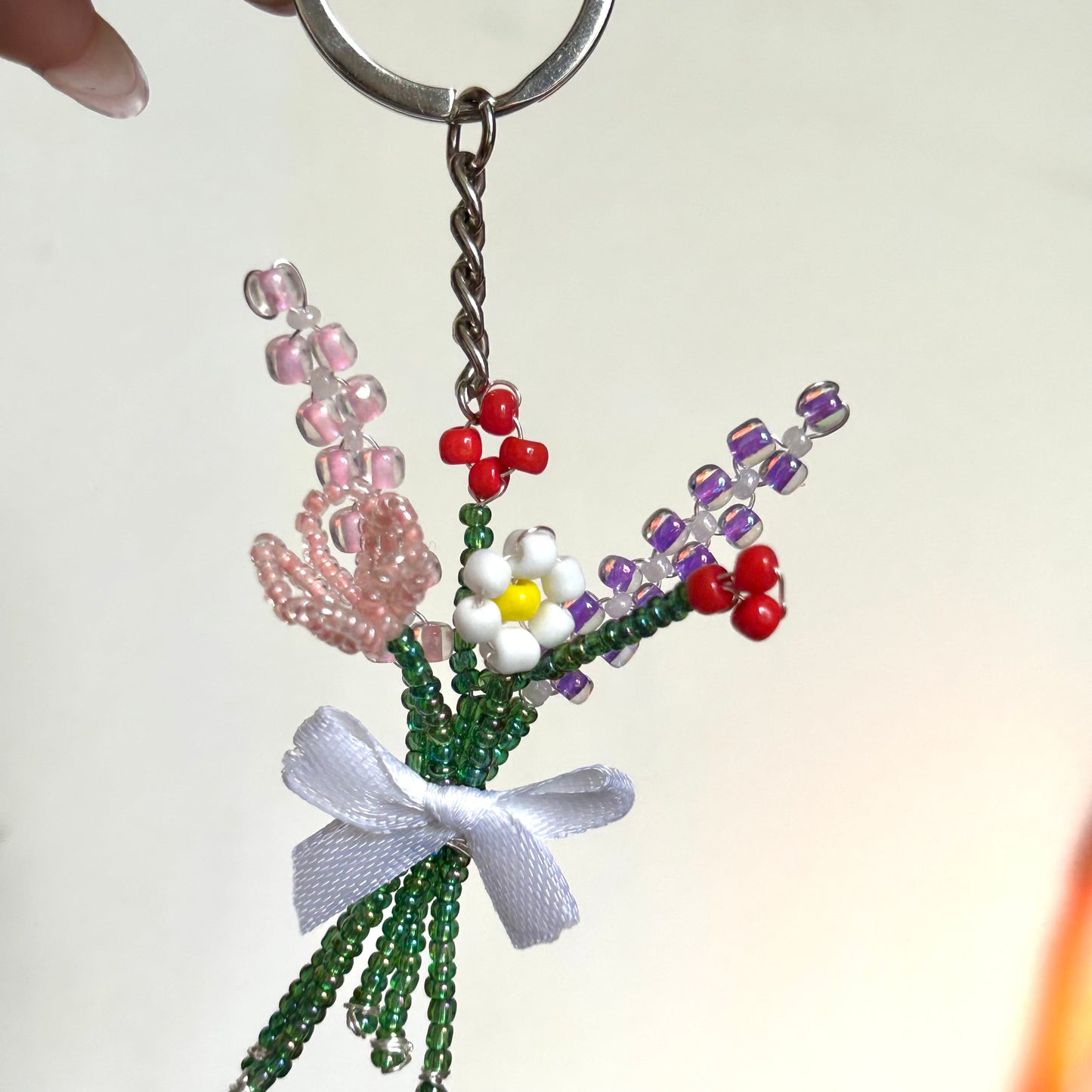 bouquet keychain