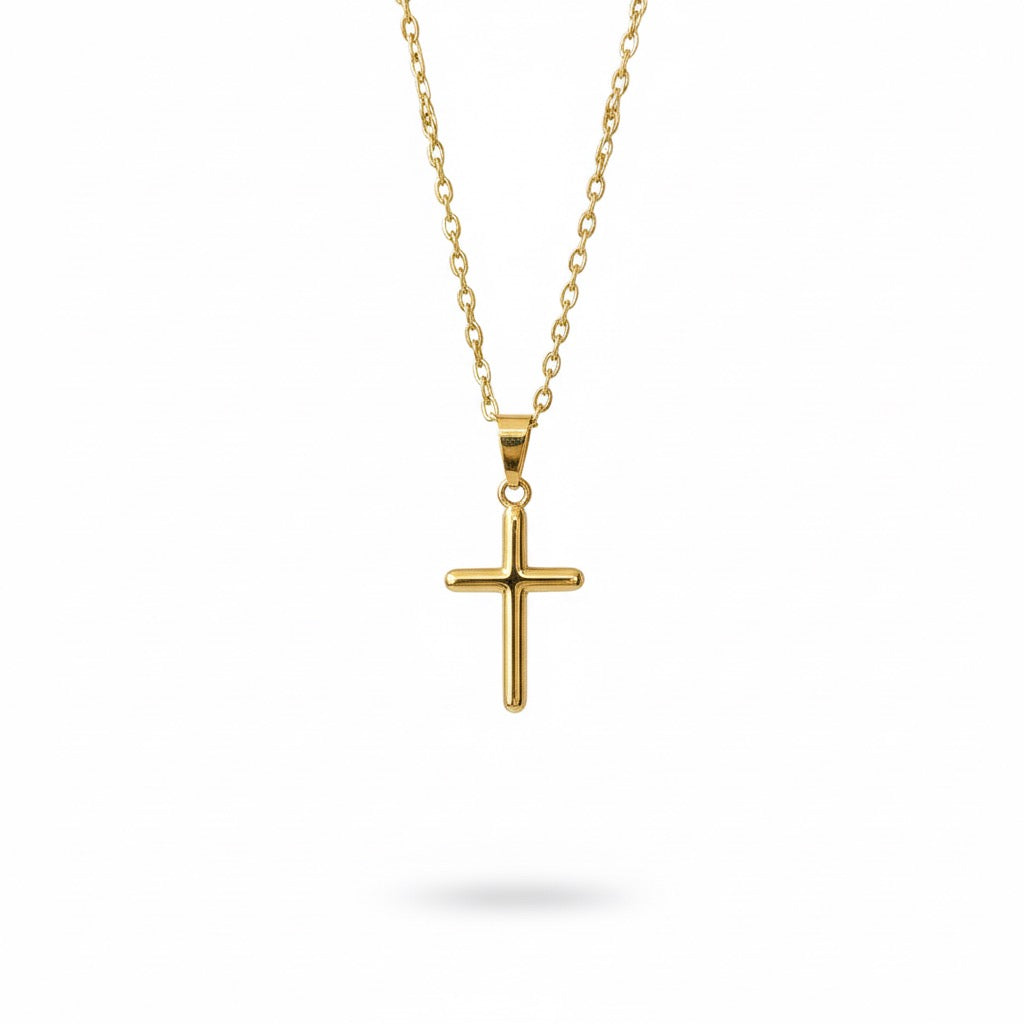 ethereal cross necklace