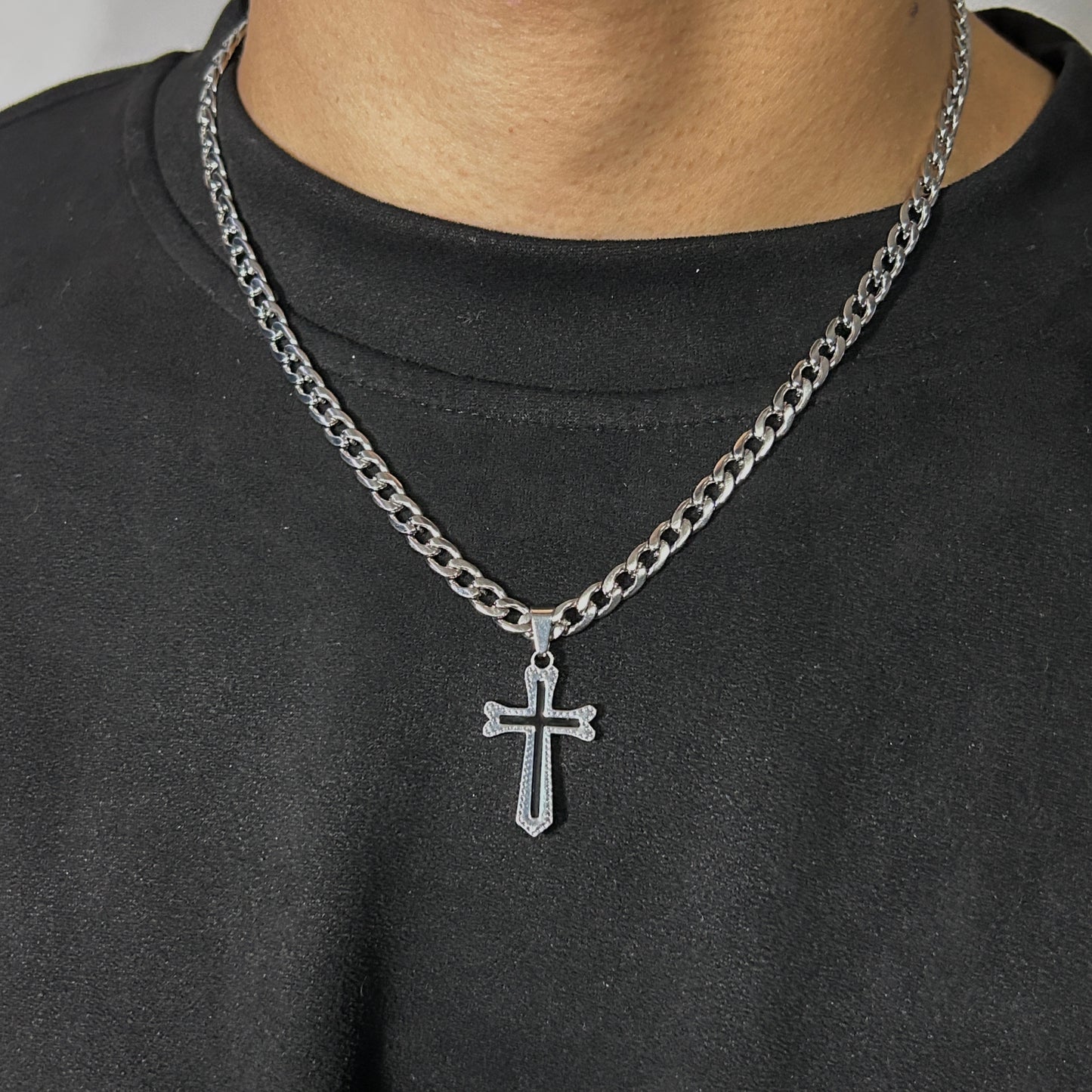 midnight cross necklace