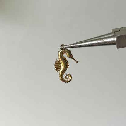 charm caballito de mar (dorado)