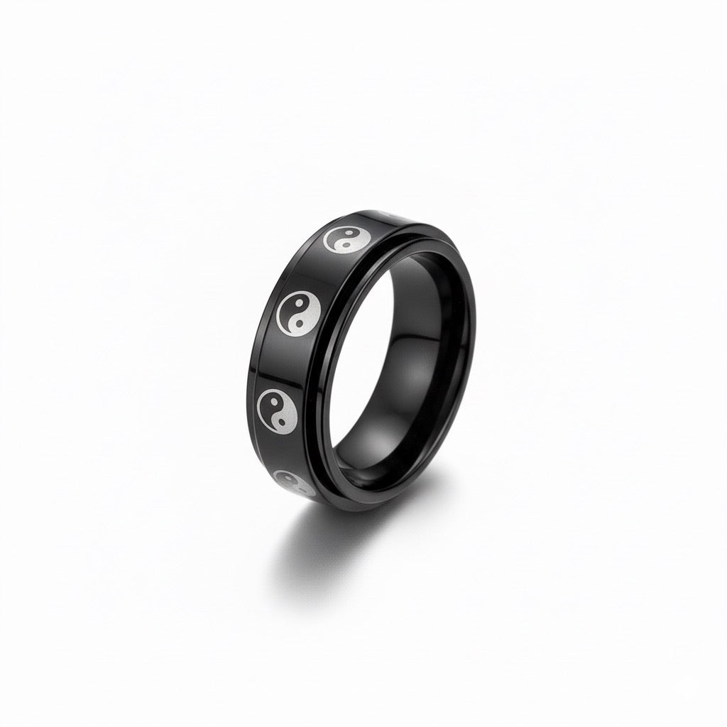 yin yang anxiety ring
