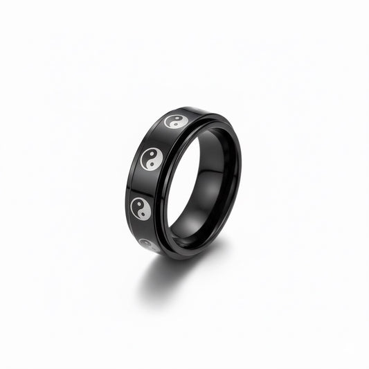 yin yang anxiety ring