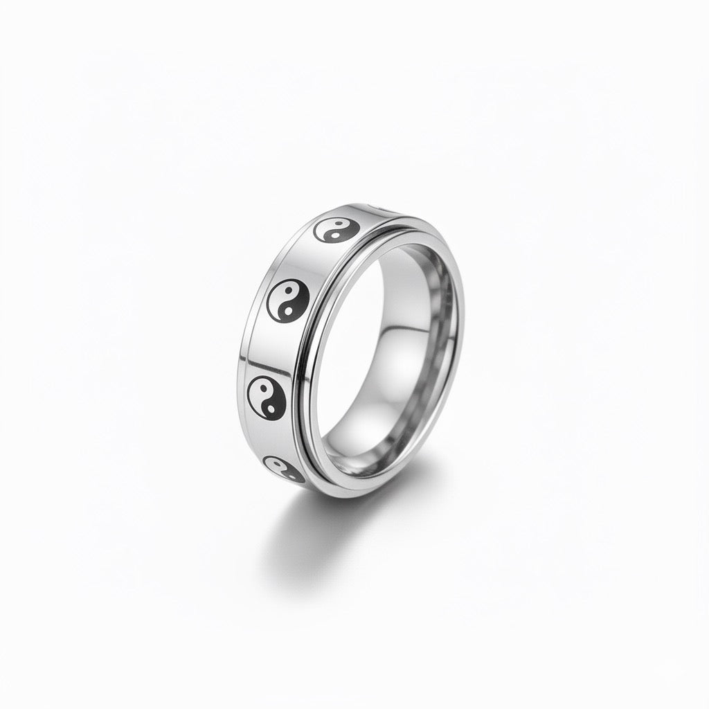 yin yang anxiety ring