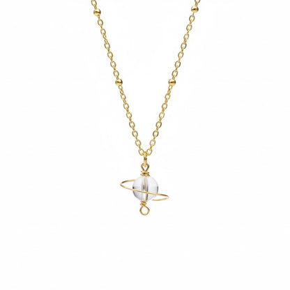 mini planets necklace