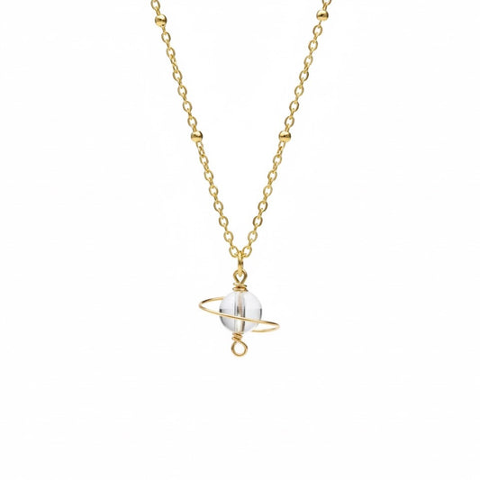 mini planets necklace