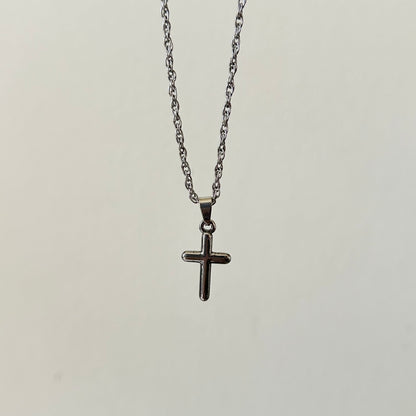 little cross necklace