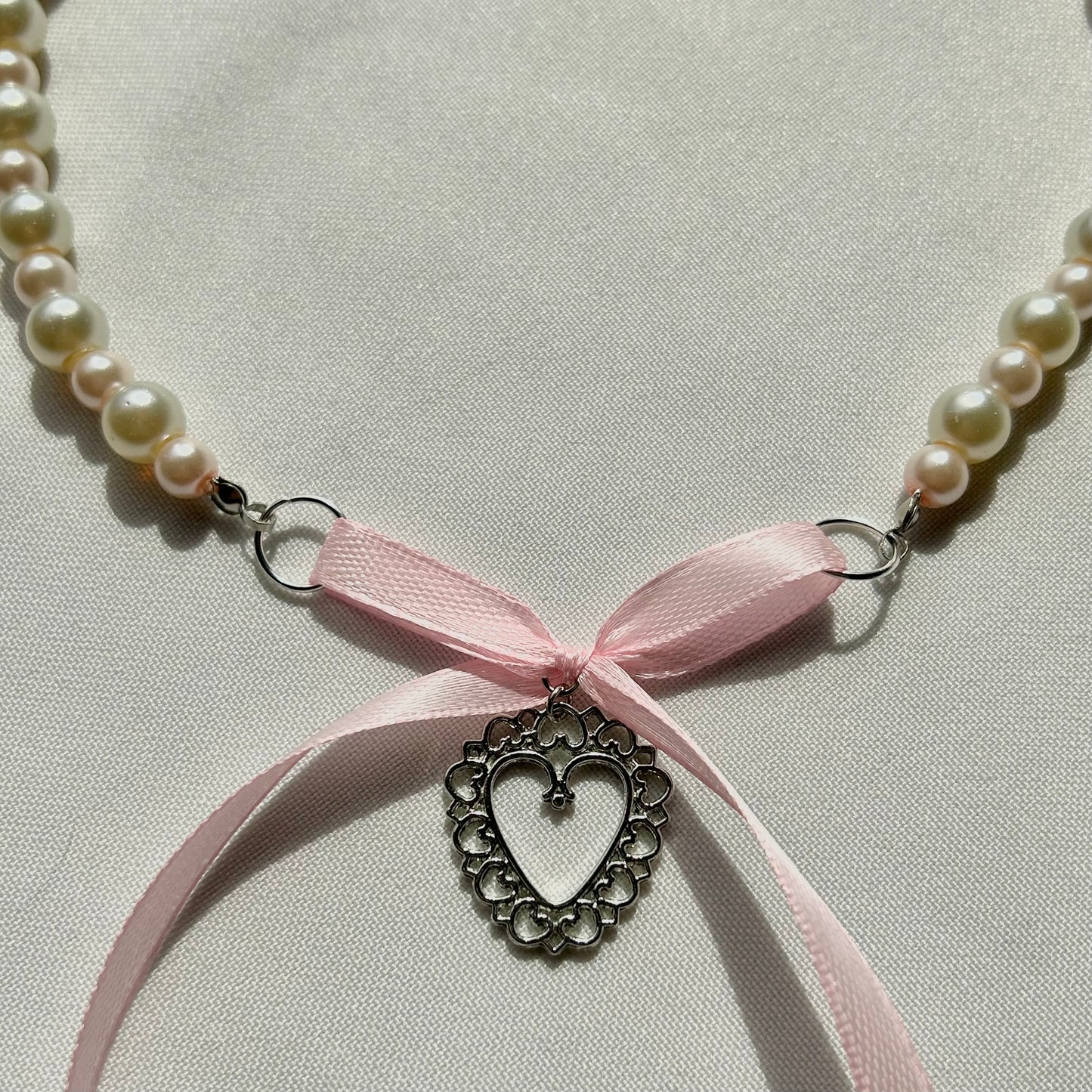 pink coquette necklace