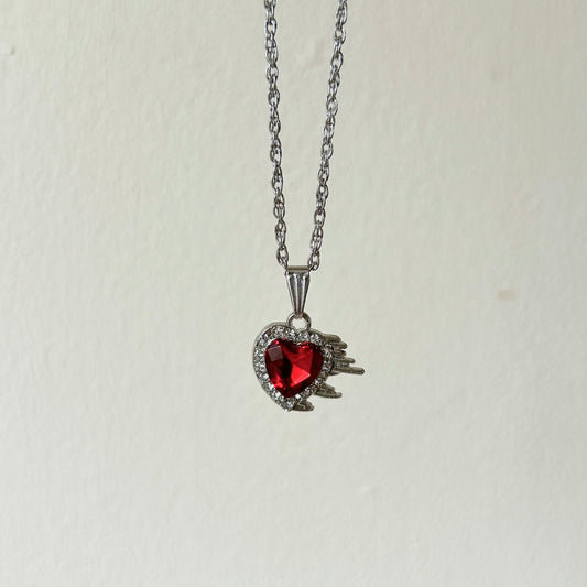 love flame necklace