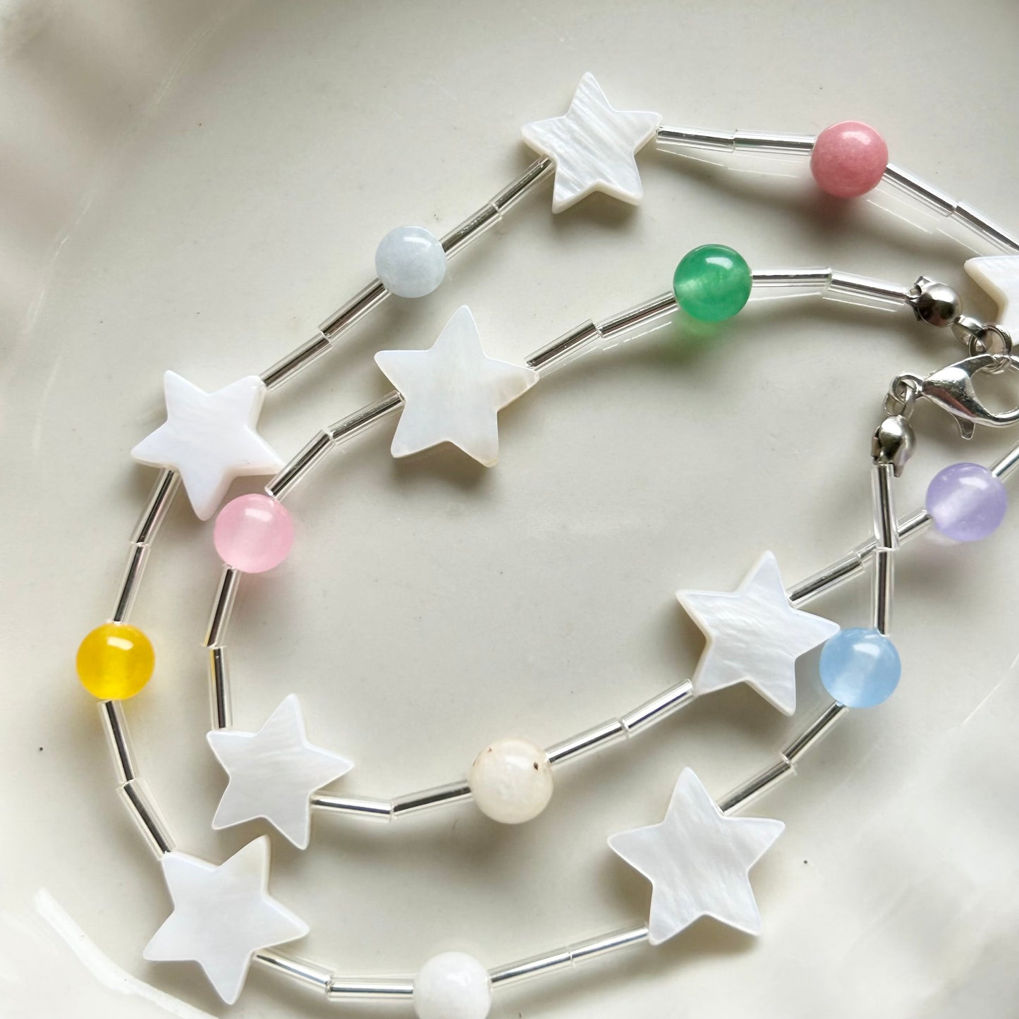 seashell starry necklace