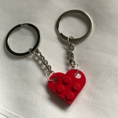 lego heart keychains