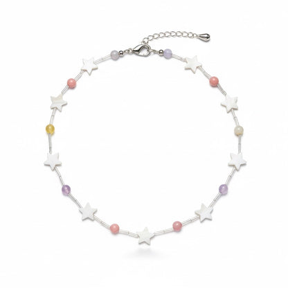 seashell starry necklace