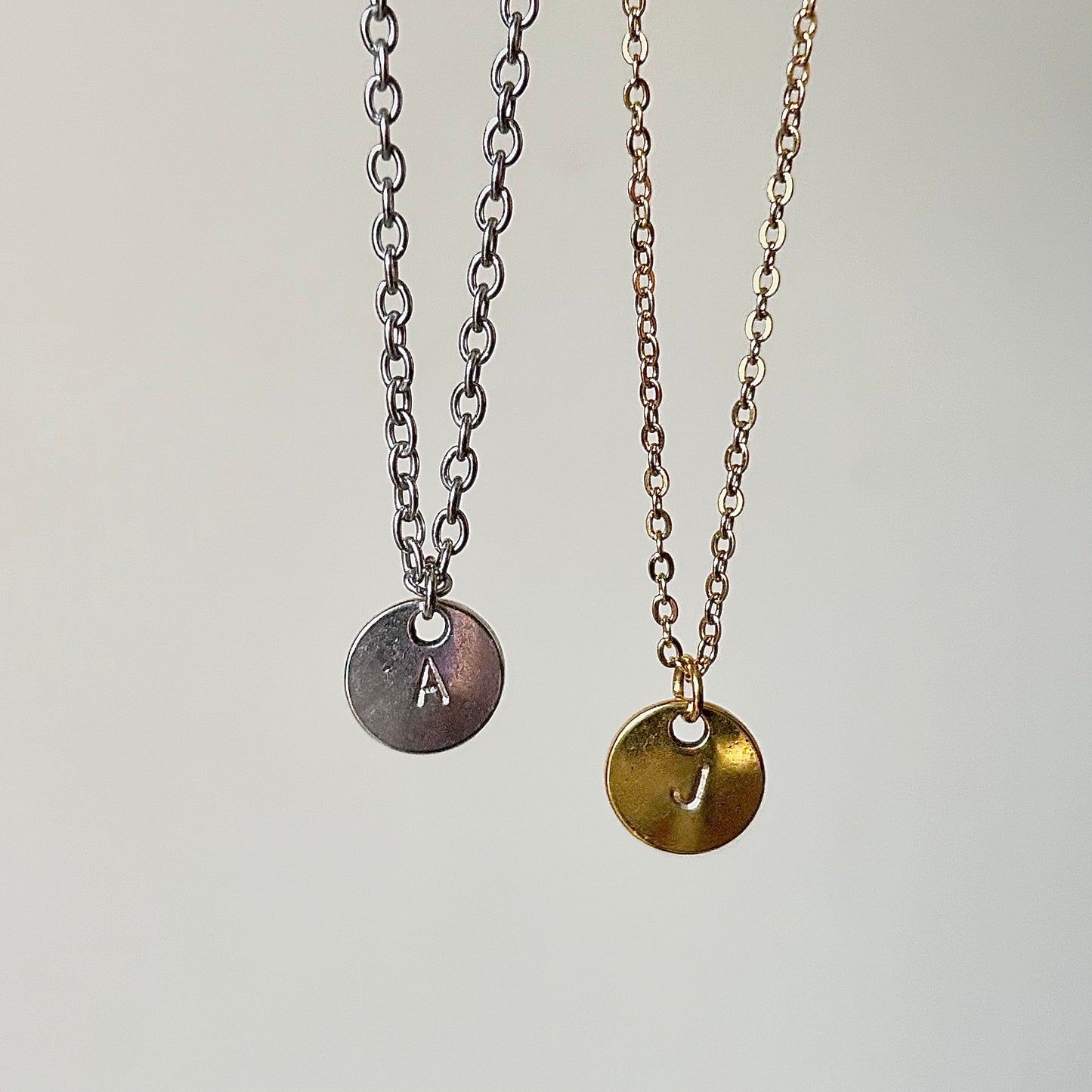 stamp necklaces