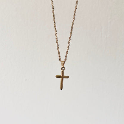 little cross necklace