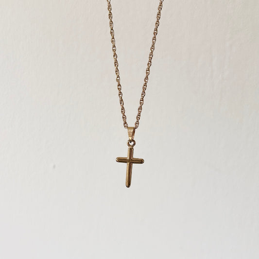 little cross necklace