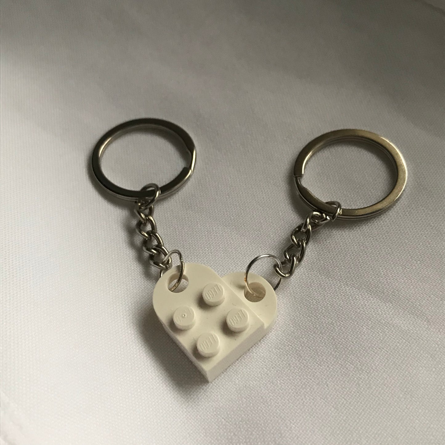 lego heart keychains