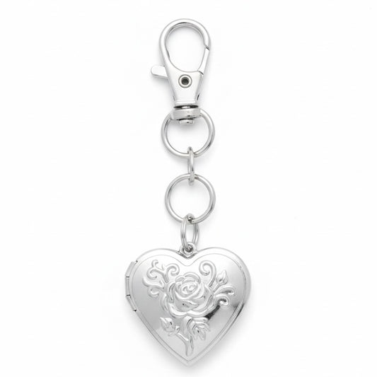 rose memory keychain
