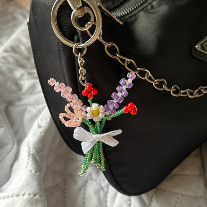 bouquet keychain