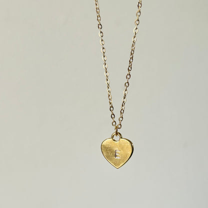 stamp necklace (heart version)