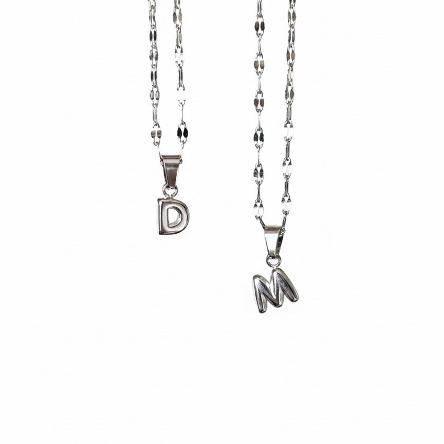 bubble letter necklace (preventa)