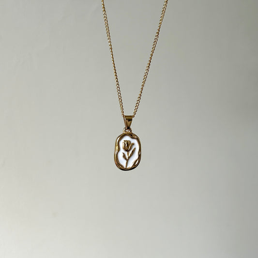 rose necklace