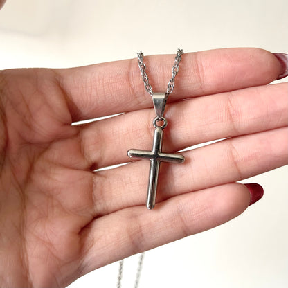 ethereal cross necklace