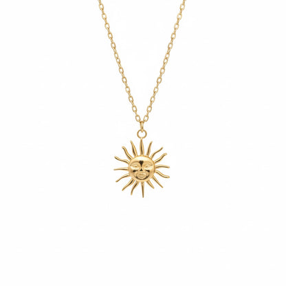 sun necklace