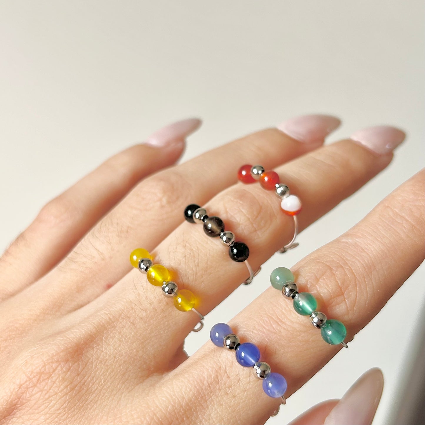 jade anxiety rings