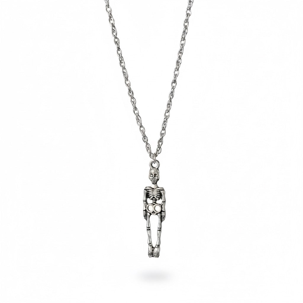 skeleton necklace