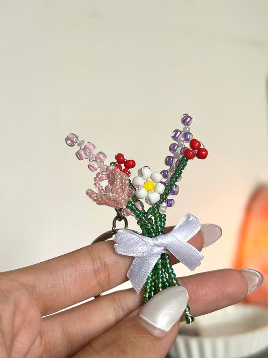 bouquet keychain