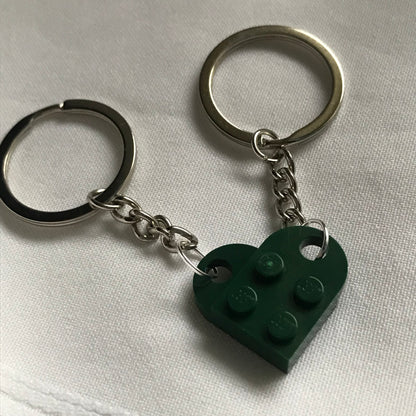 lego heart keychains