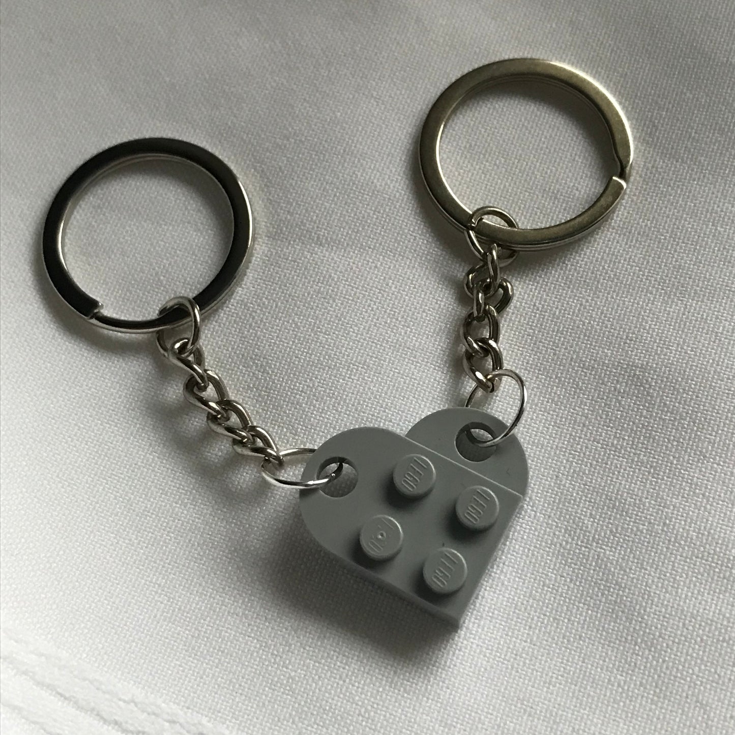 lego heart keychains