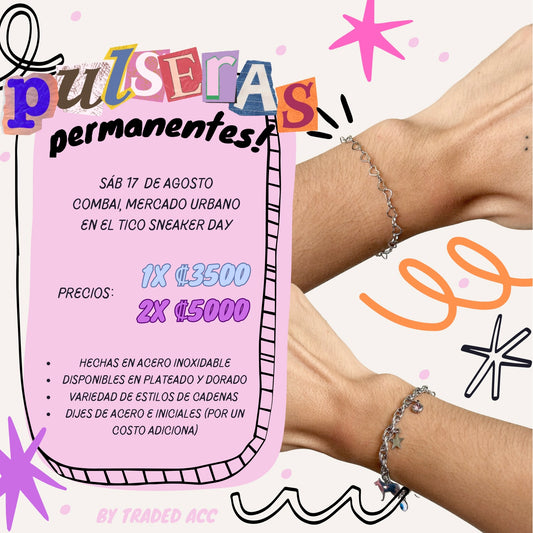 Reserva “Pulseras permanentes”