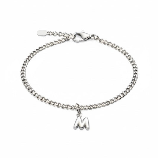 bubble letter chunky bracelet (preventa)