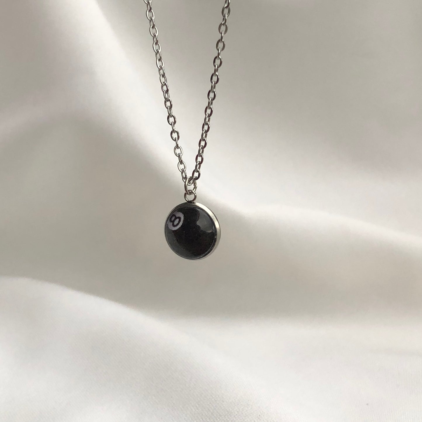 eight ball necklace