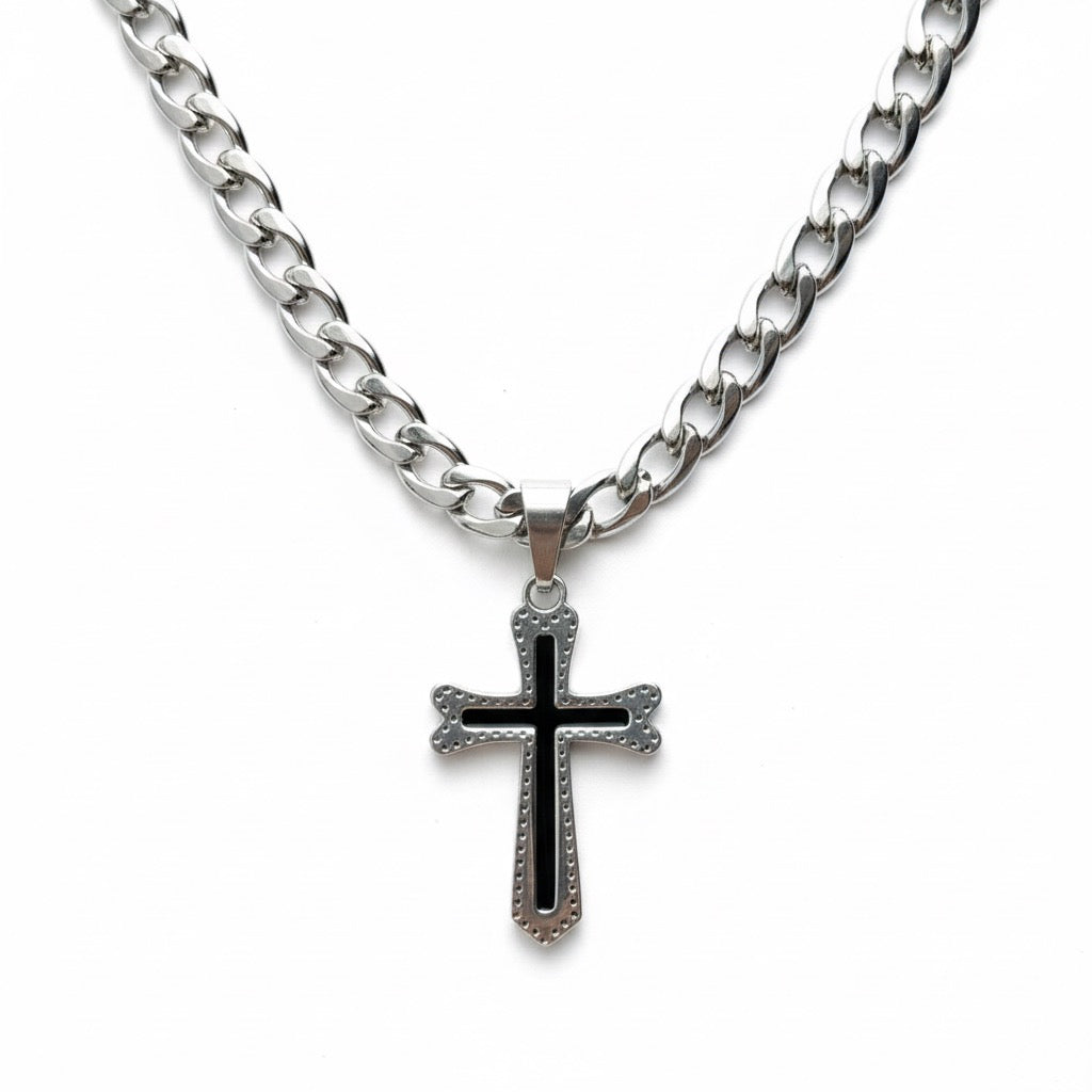 midnight cross necklace