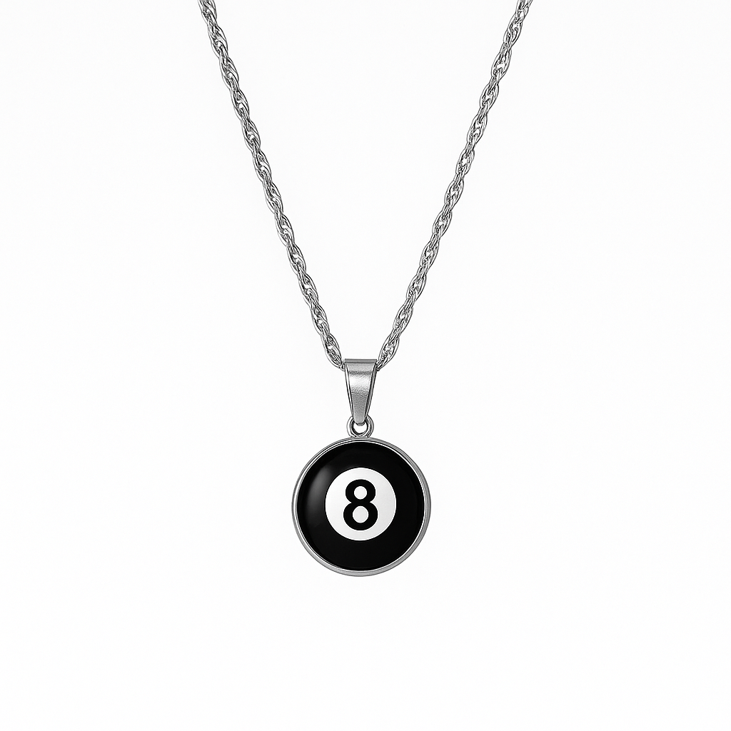 eight ball necklace