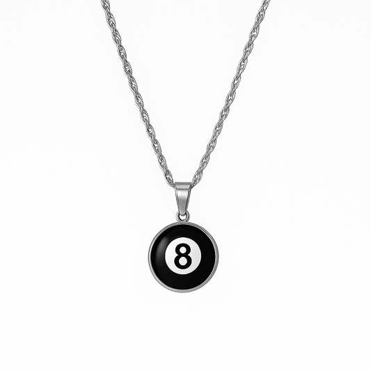 eight ball necklace